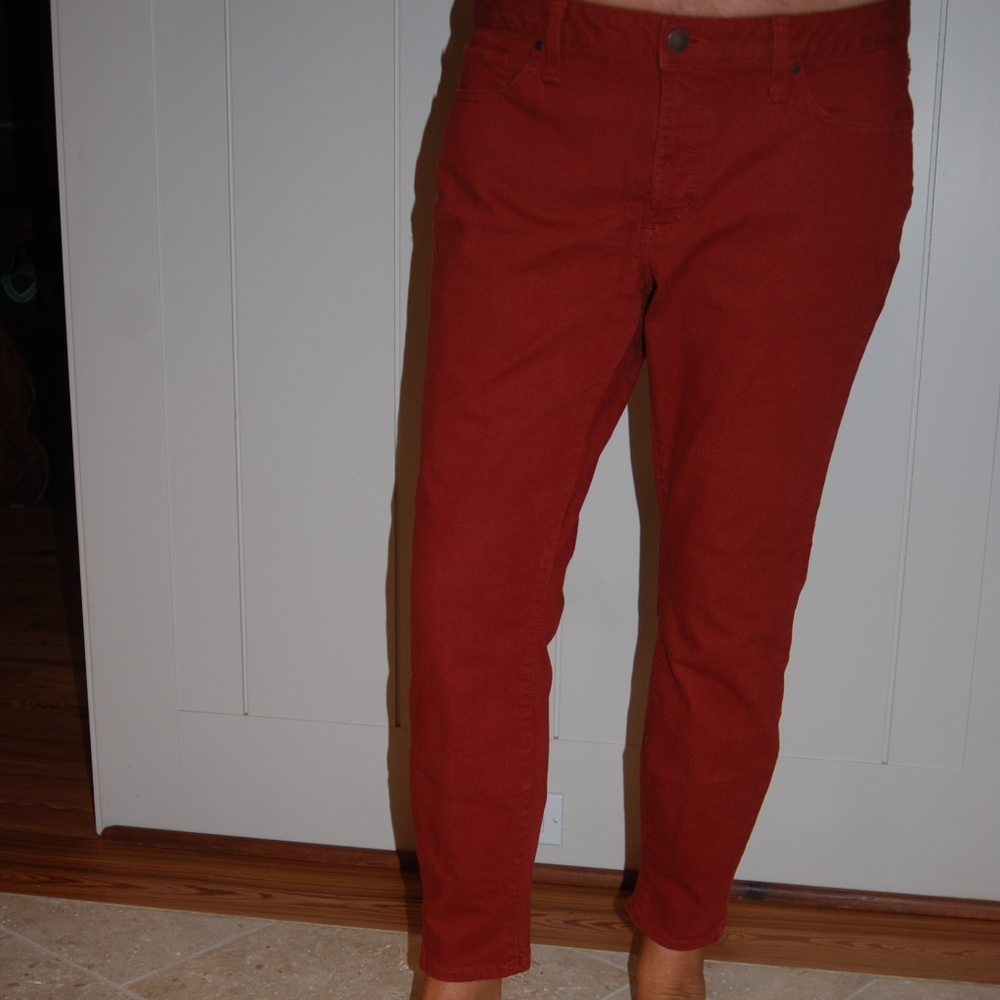 ana read/orange jeans